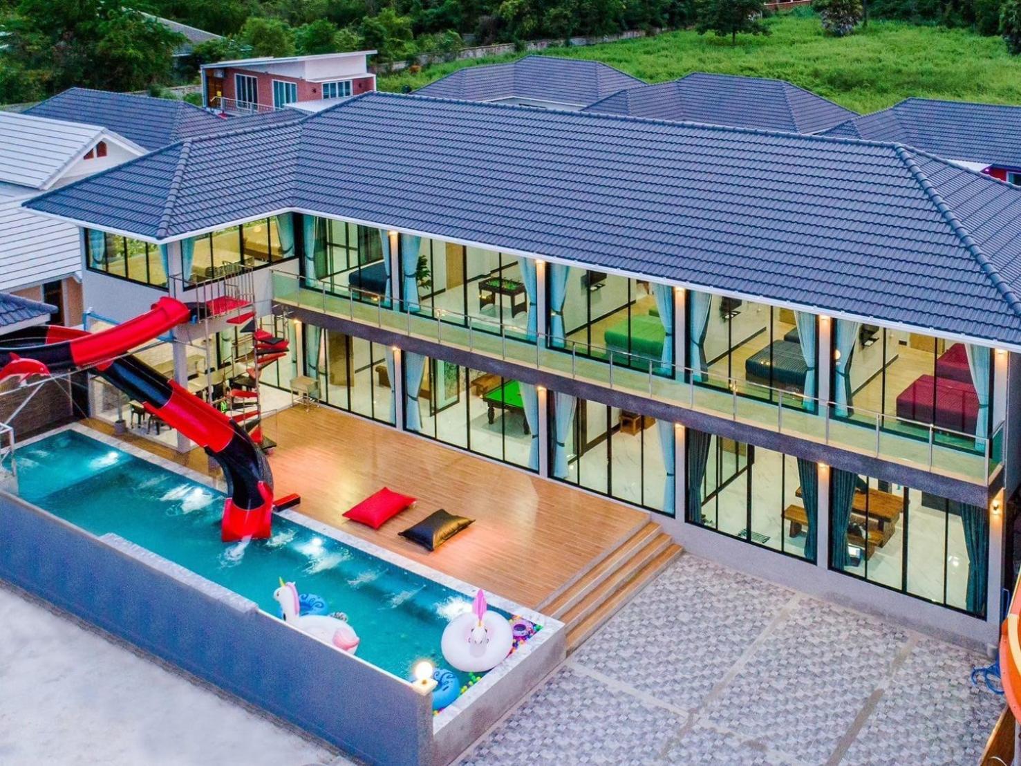 บ้านพักblue Sky Pool Villa *